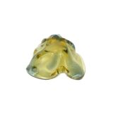 Mid-century modern bowl, glass, by H. Machanowska, Czechoslovakia, 1960s.