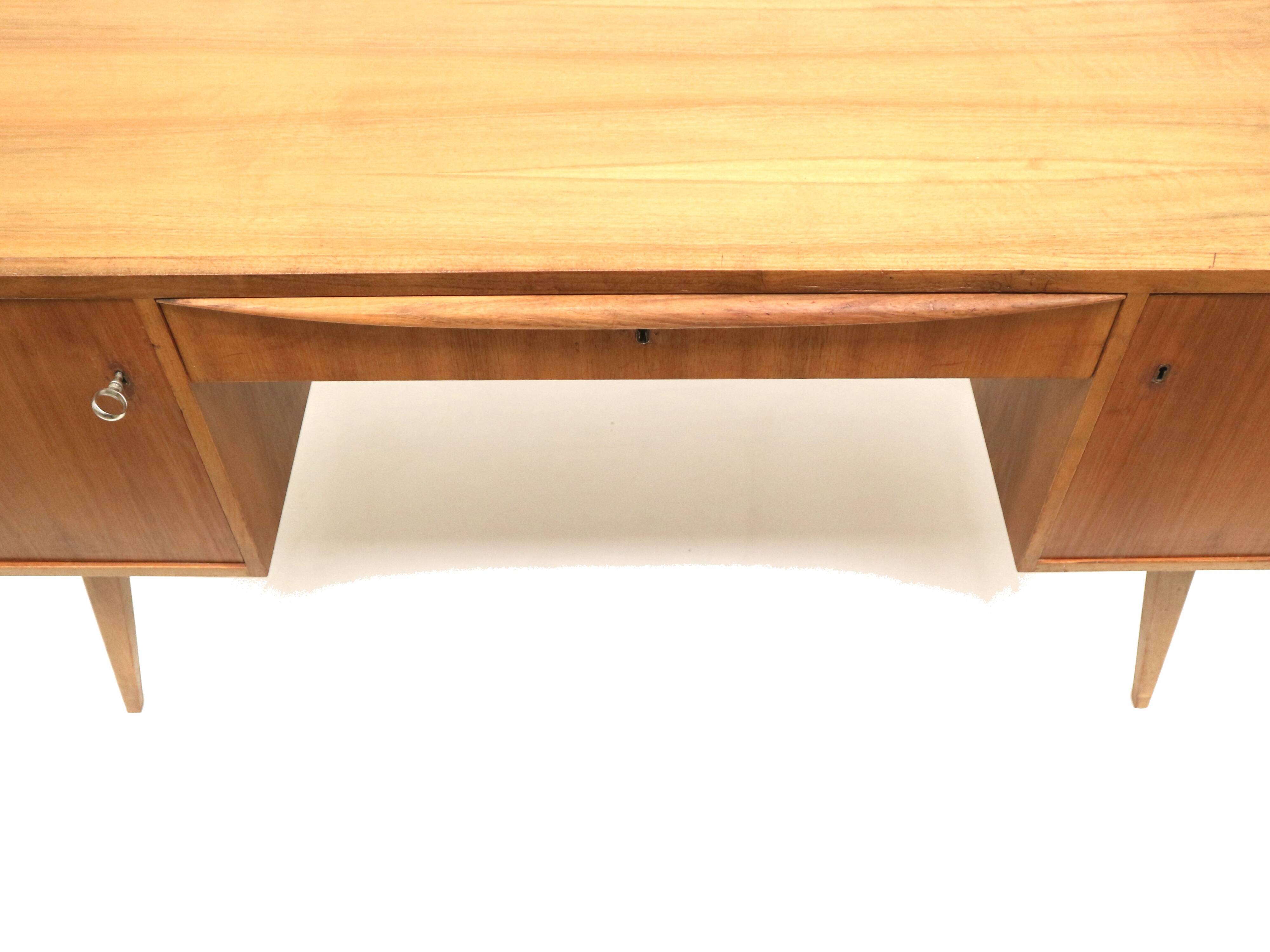 Desk with slanted legs, 1970s