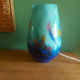 Lampe en verre soufflé soisy, essonne