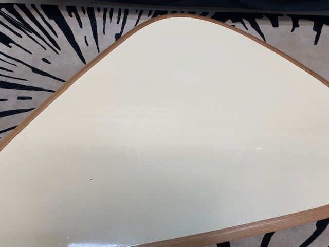 Coffee table 50' large ivory Red Edition