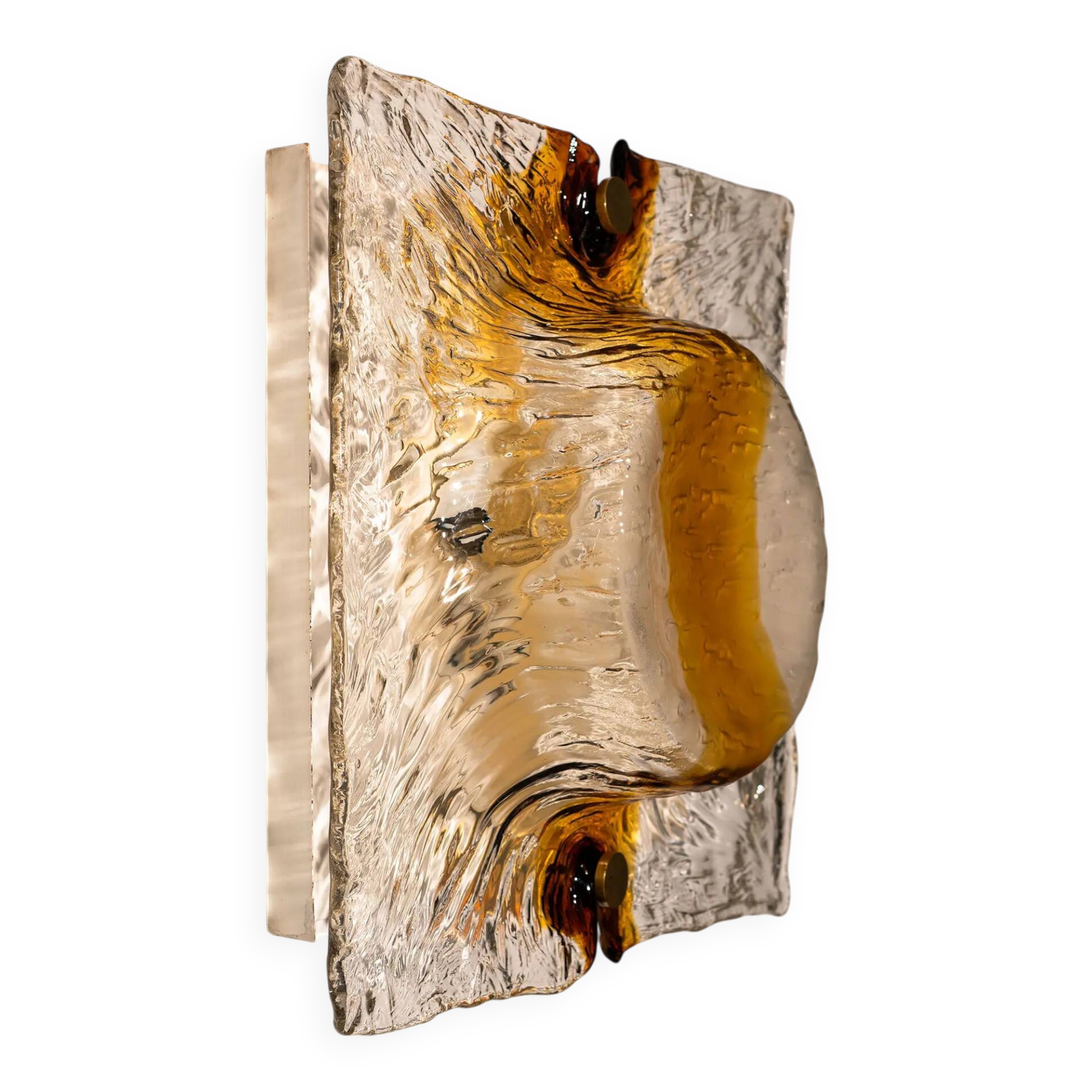 Toni Zuccheri, large wall lamp for Venini, Italy 1960's