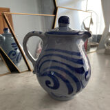 Vintage pitcher in glazed stoneware