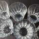 6 Crystal St Louis Guernesey whisky tumbler glasses.