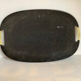 Vintage tray with scoubidou handles
