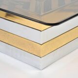 Low brass & chrome table