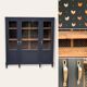 Armoire vitrée démontable art déco 1930