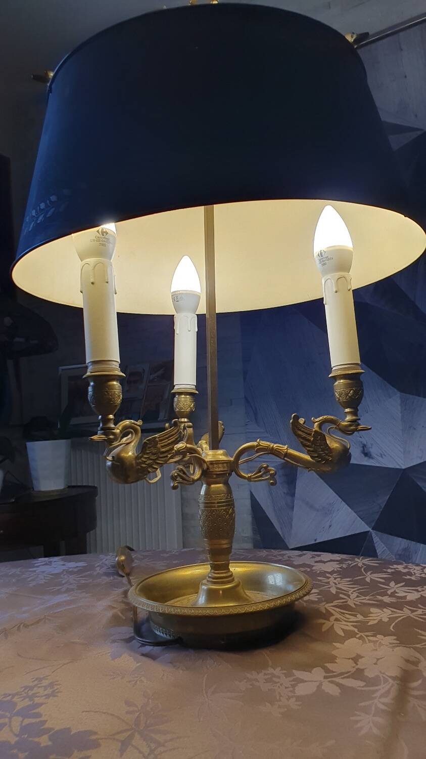 Hot water bottle lamp