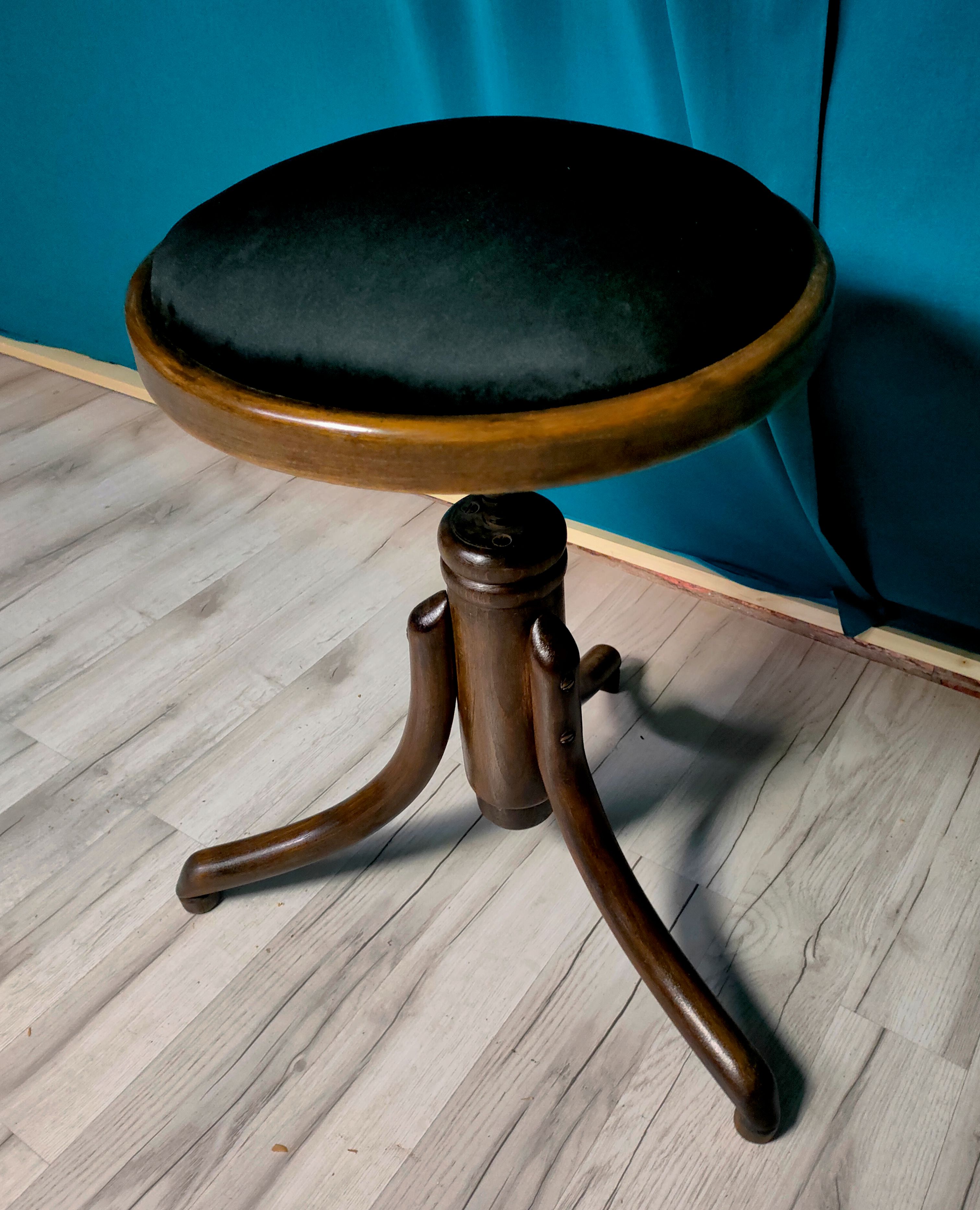 Tabouret rond Angielski Radomsko PRL, années 1960 | Selency