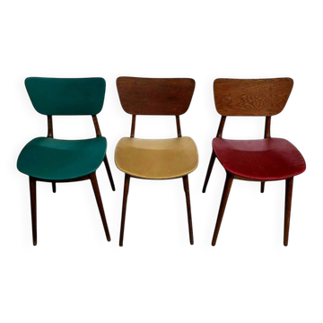 Set of chairs "Model 6157" - Roger Landault - Circa 1950