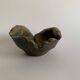 Terracotta art bowl "Jointed hands" signed by the artist Maria Ruiz