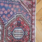 Superbe tapis persan oriental vintage ancien bohême 275x125 cm