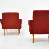 Paire de fauteuils des années 1950, Tchécoslovaquie