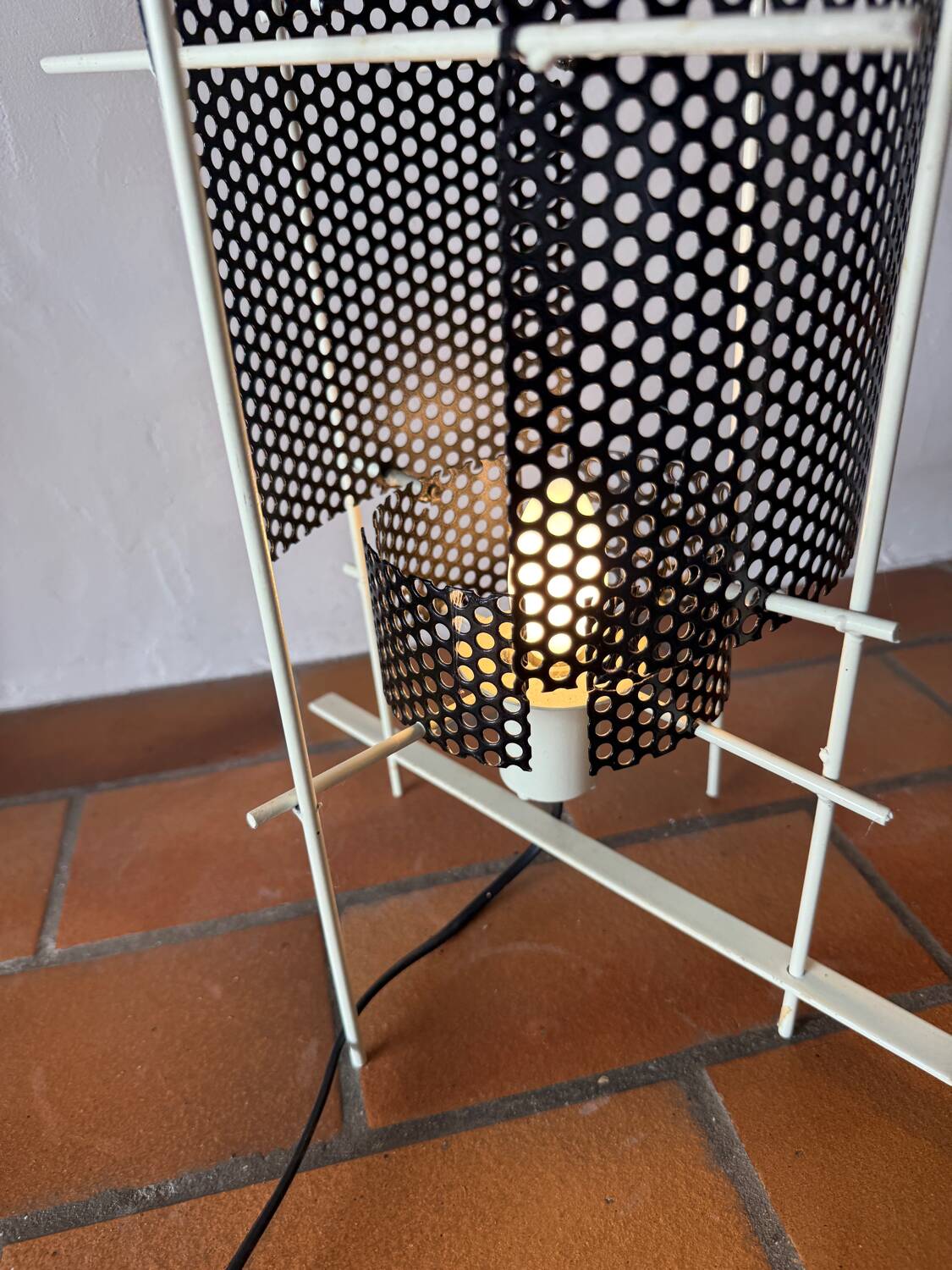1980s metal lamp