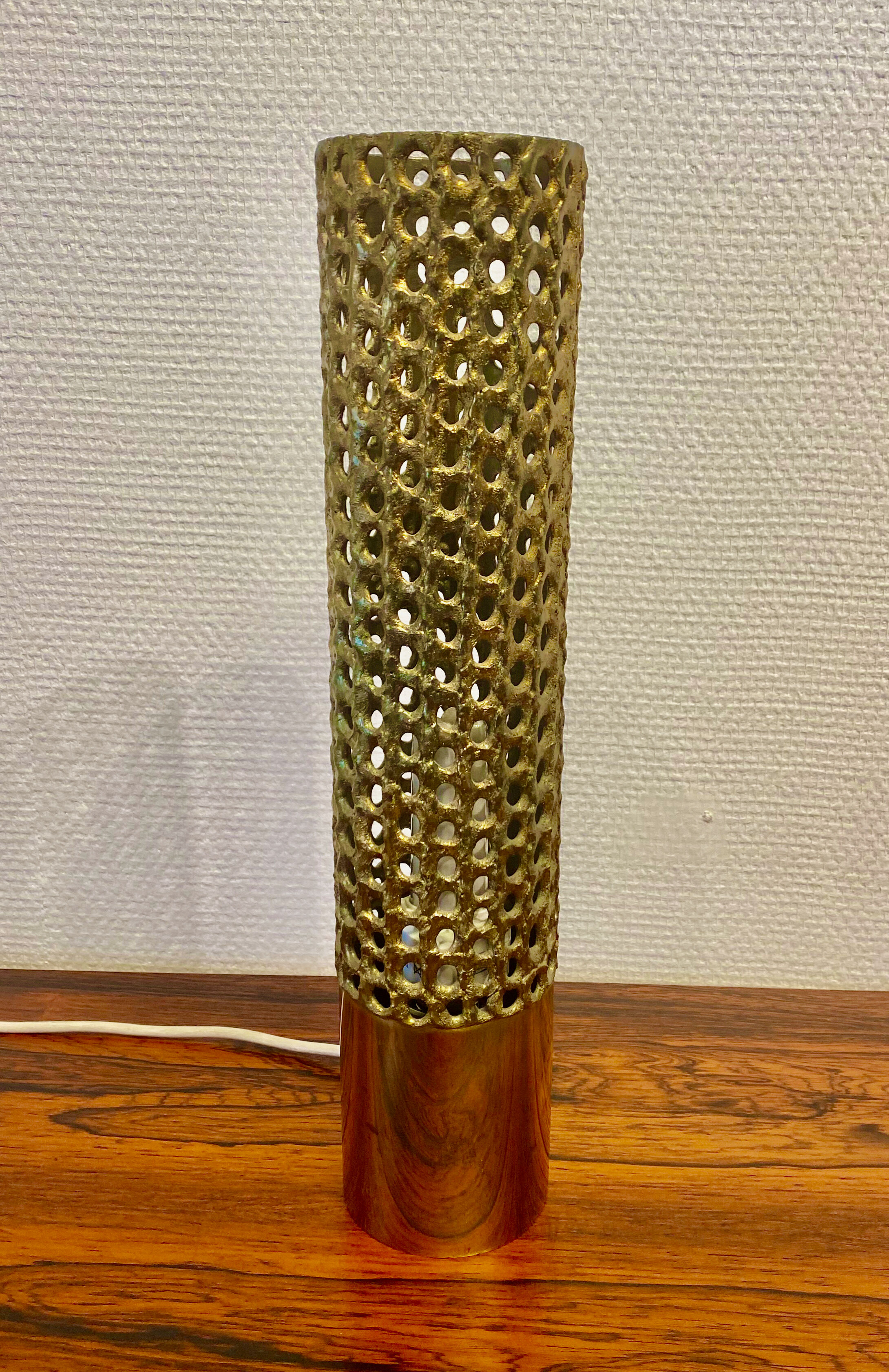 Brass table lamp by Pierre Forssell for Skultuna