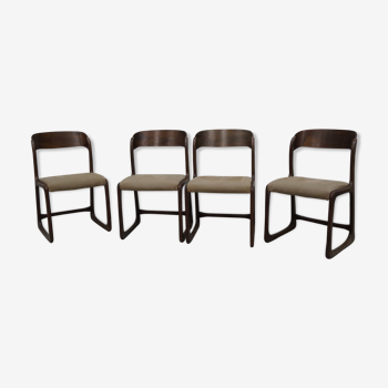 4 chaises luge Baumann