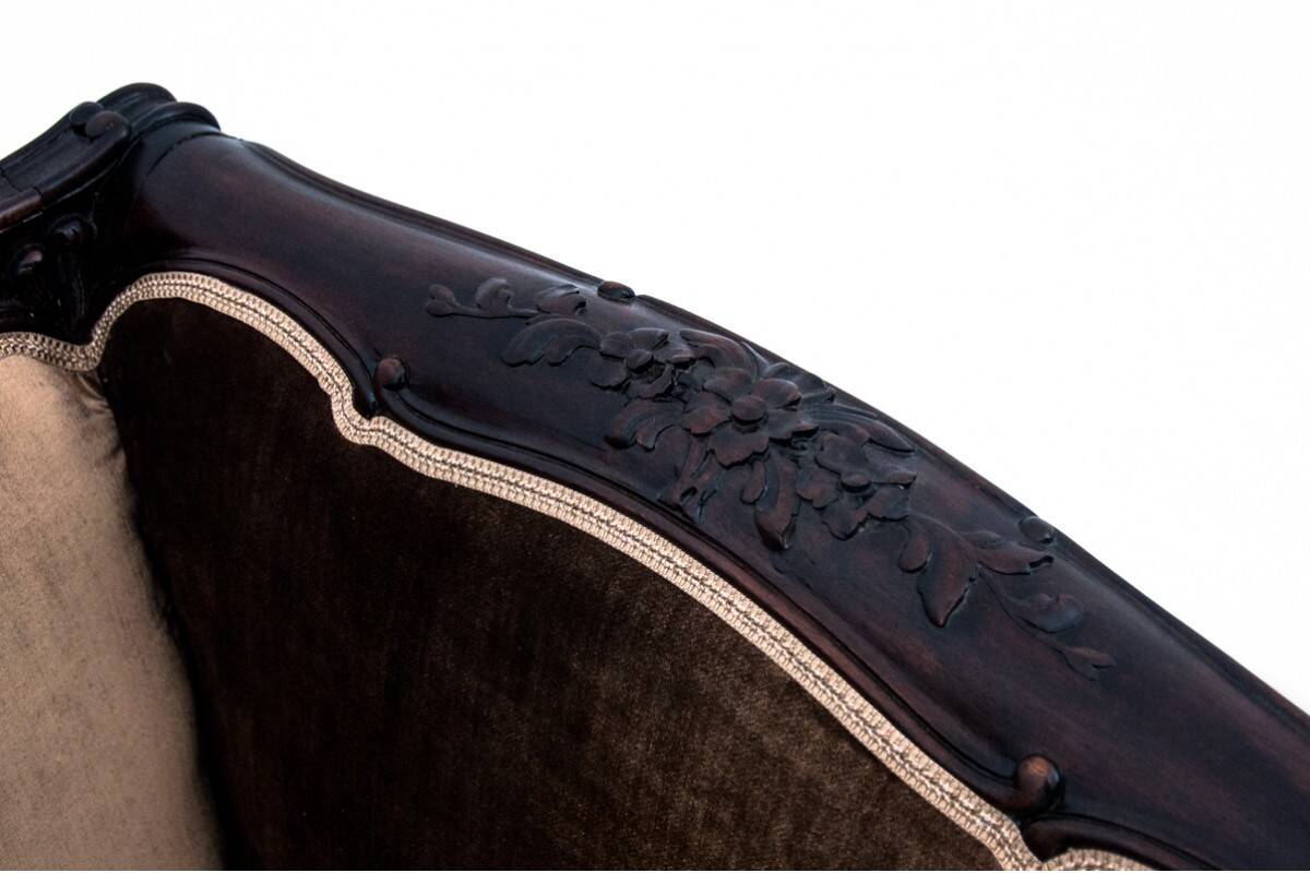 Antique sofa from the late 19th century, Northern Europe