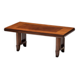 Art Deco parquetry dining table, France, 1930s