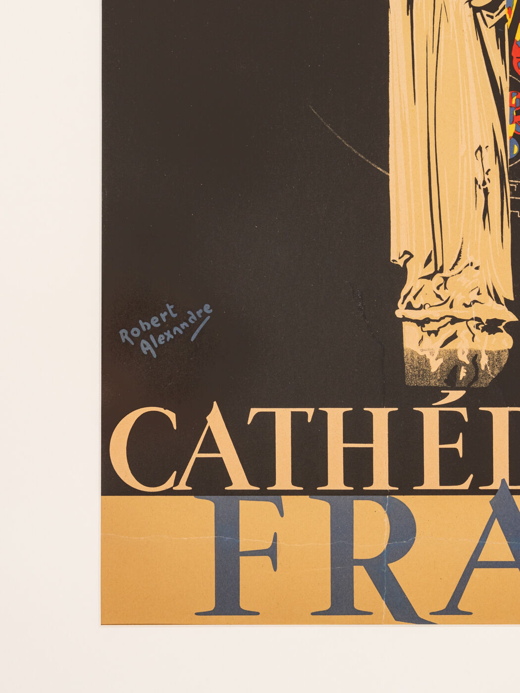 Chartres - Cathédrales de France, Art Déco Travel Poster, 86 x 123 cm