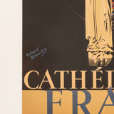 Chartres - Cathédrales de France, Art Déco Travel Poster, 86 x 123 cm