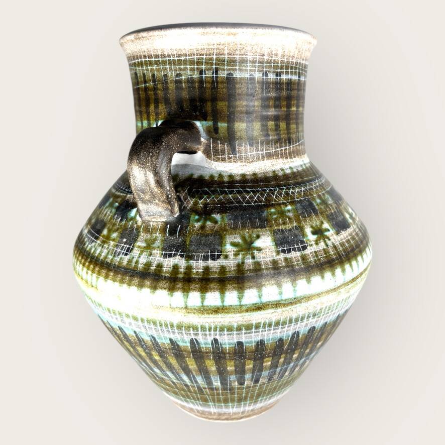 Marcel Guillot ceramic vase France 1960