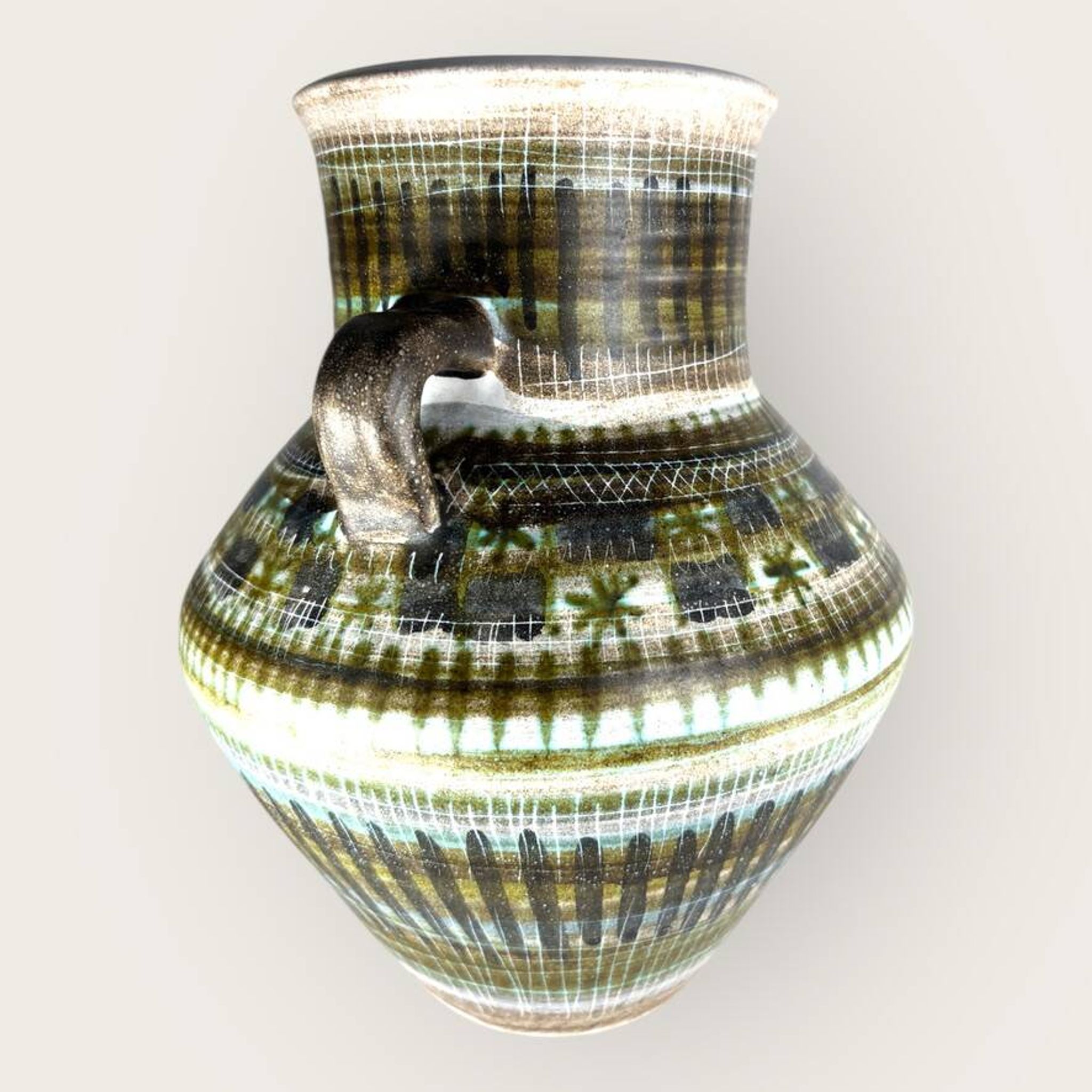 Marcel Guillot ceramic vase France 1960