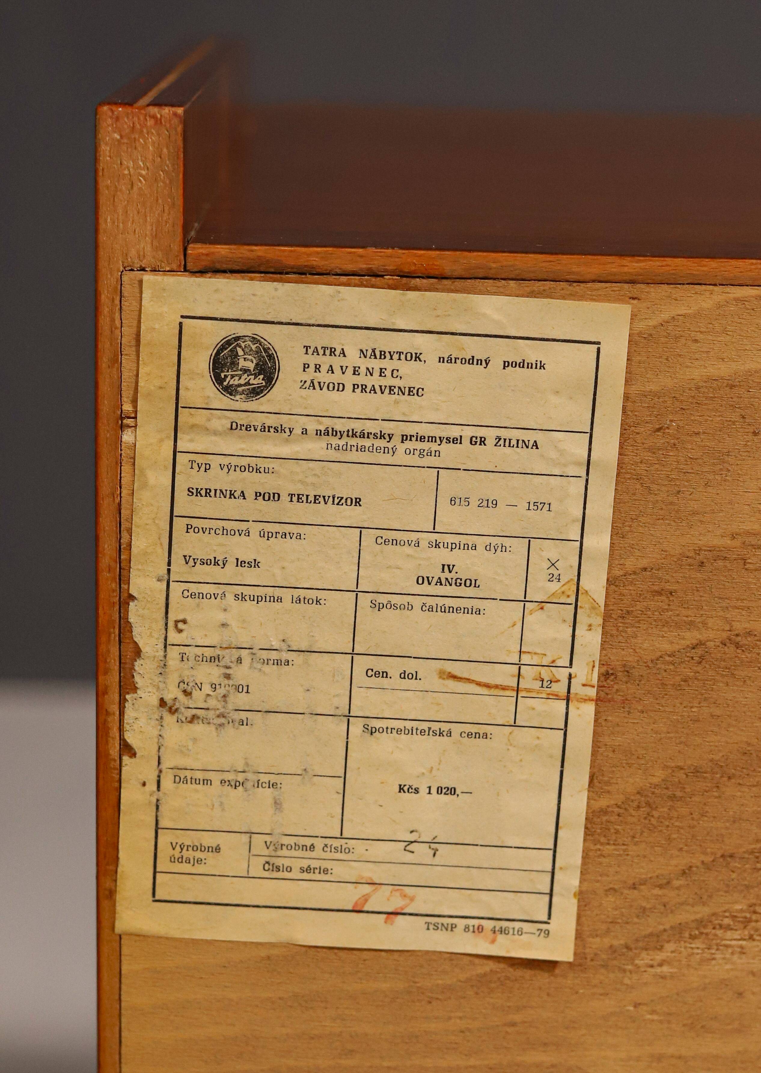 Mid century chest of drawers by František Jirák, 1970´s, Czechoslovakia