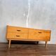 Vintage hi-fi TV cabinet with compass legs