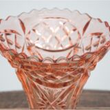 Rose pink vase, Poland, 20/30s