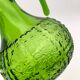 Vintage glass pitcher, chlorophyll green, Italy - 1960s-1970s.