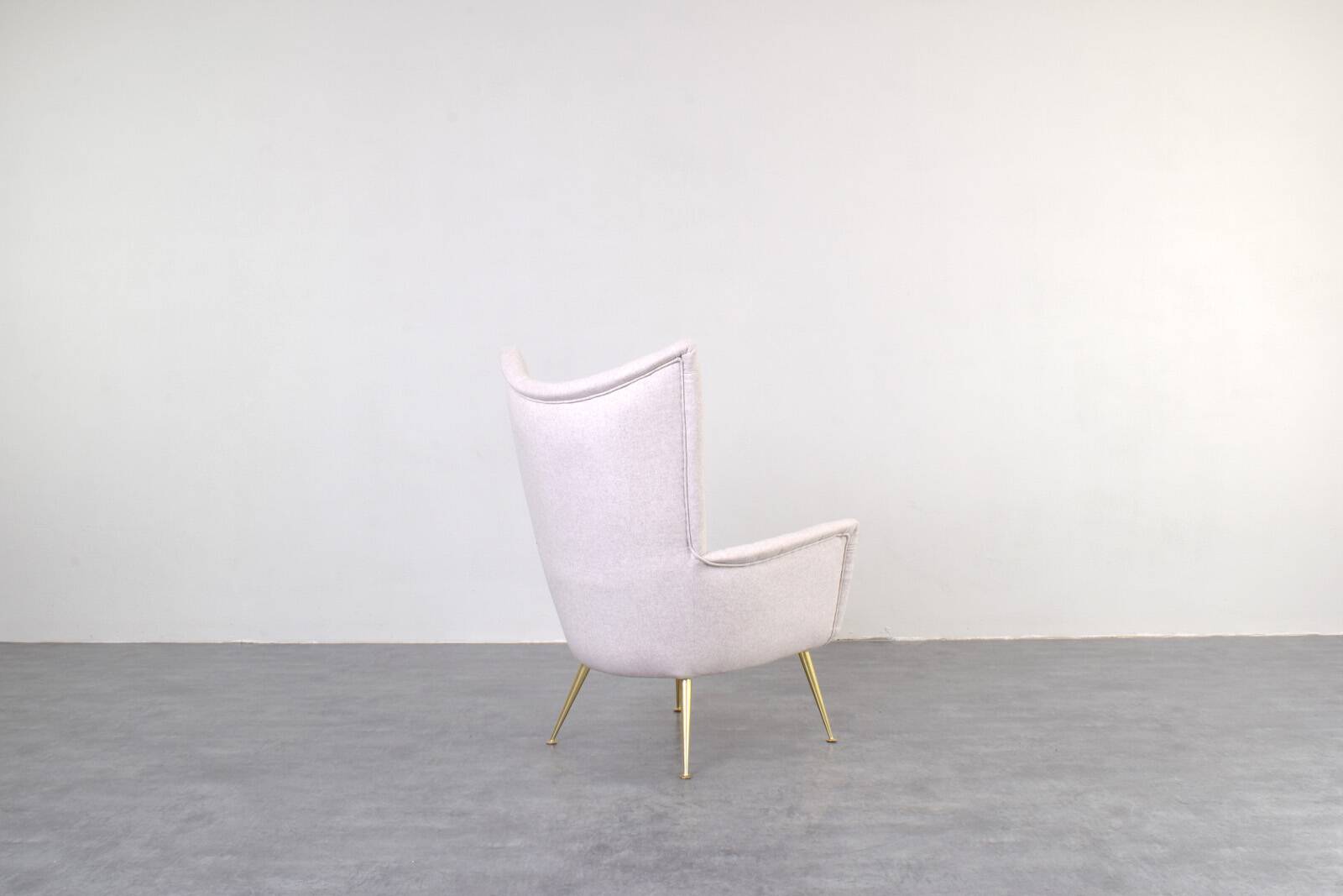 Fauteuil italien du milieu du siècle, années 1960.