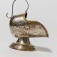 Argent Silver-Plated, Hand-Carved Footed Sugar Box with Dosing Spoon - Italian 1920s Retro Table Decor
