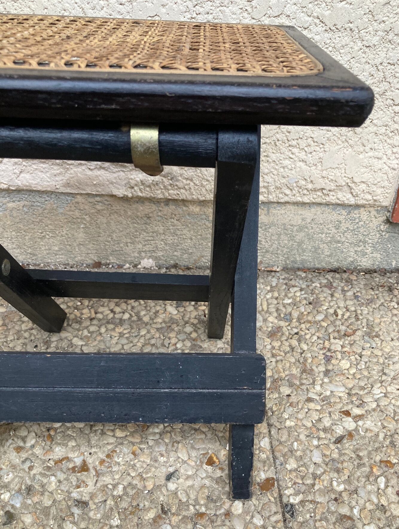 Folding stool in vintage canning