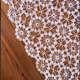 Nappe crochetée main en pur coton 108 cm x 100 cm