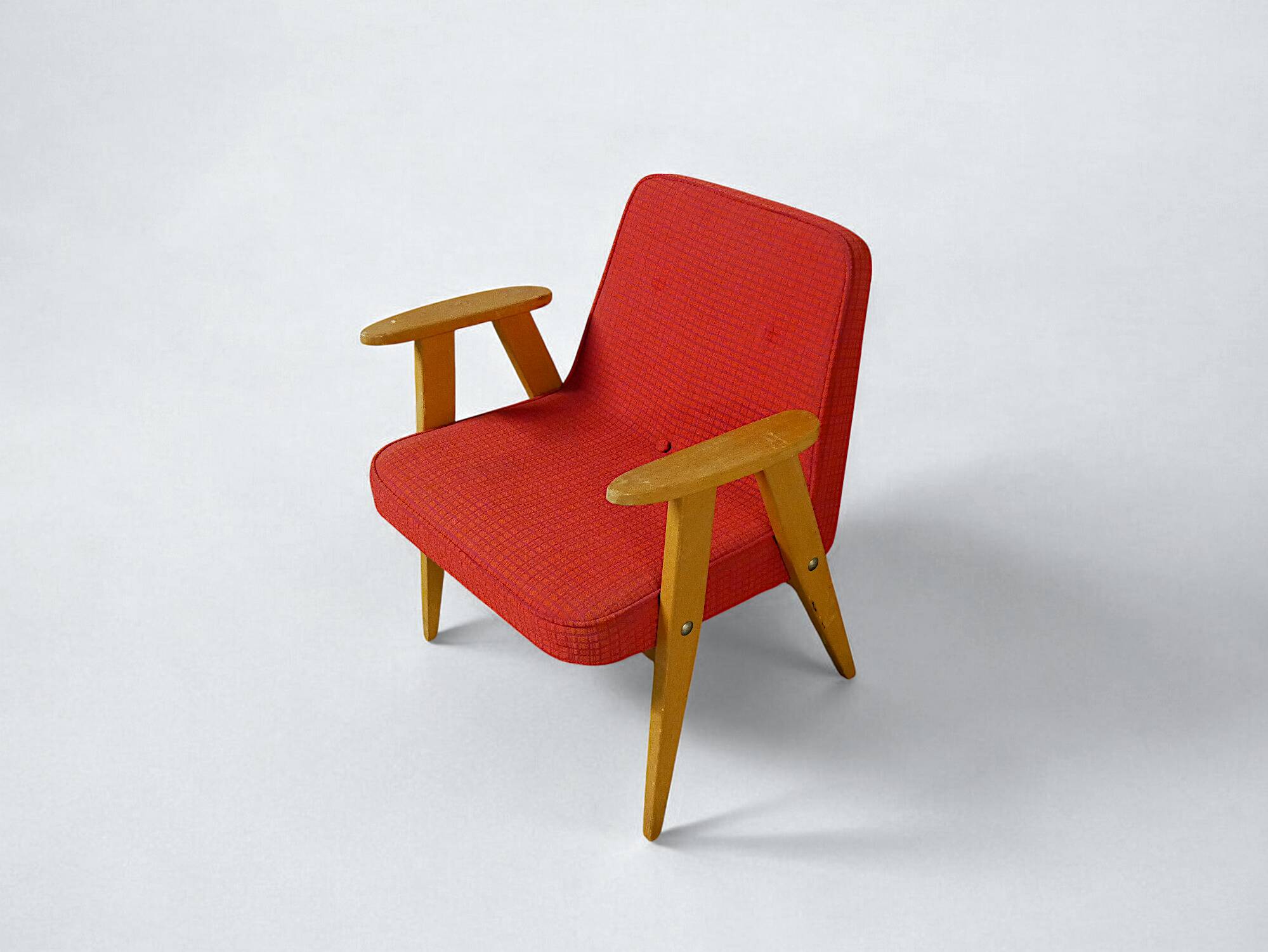 Rare Fauteuil 366 de Jozef Chierowski- Vintage - Circa 1962