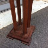 Vintage 1940 vintage mahogany art deco pedestal