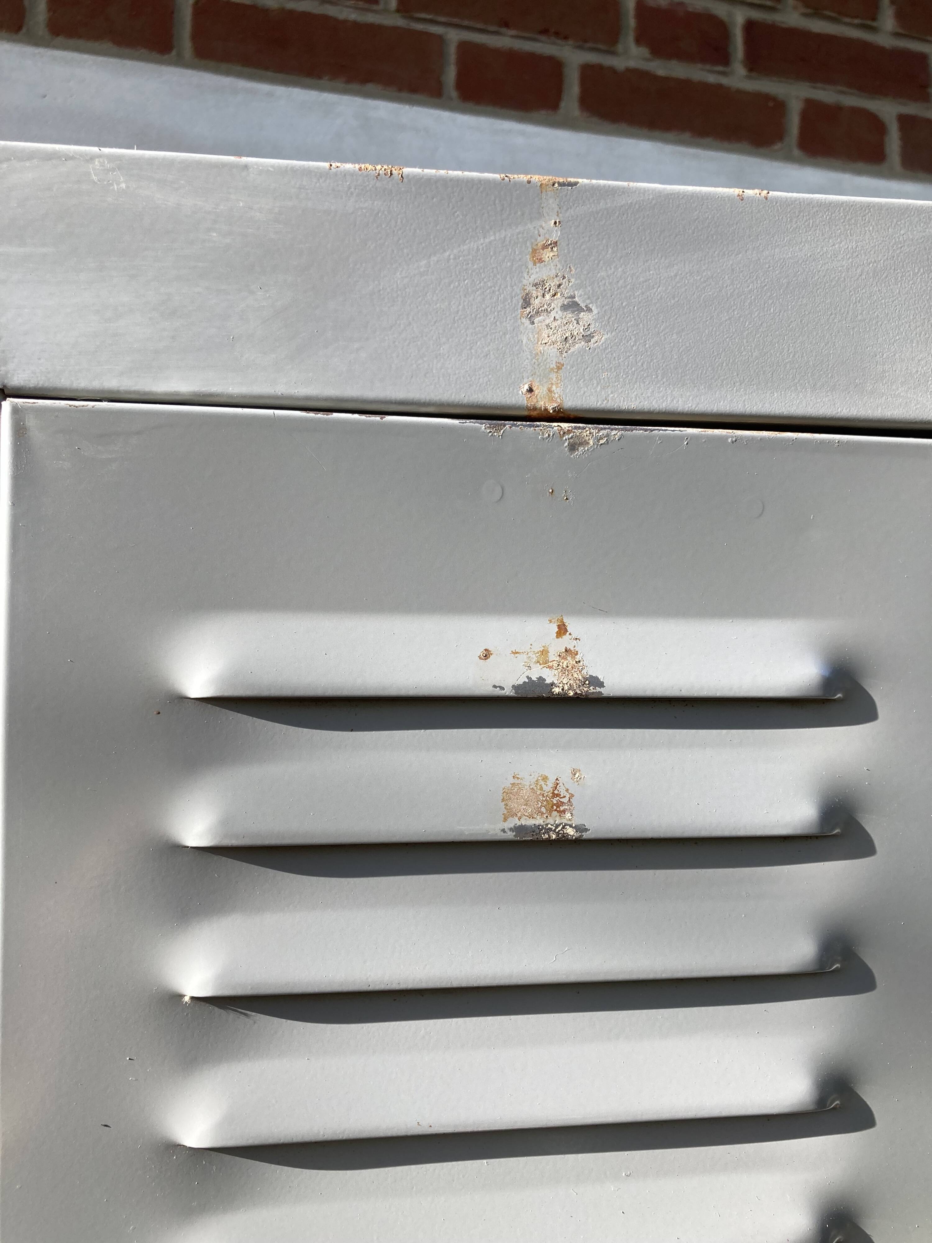 Two-door metal locker