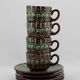 Lot cups and saucers ceramic