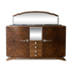 Art Deco buffet in wood and marble