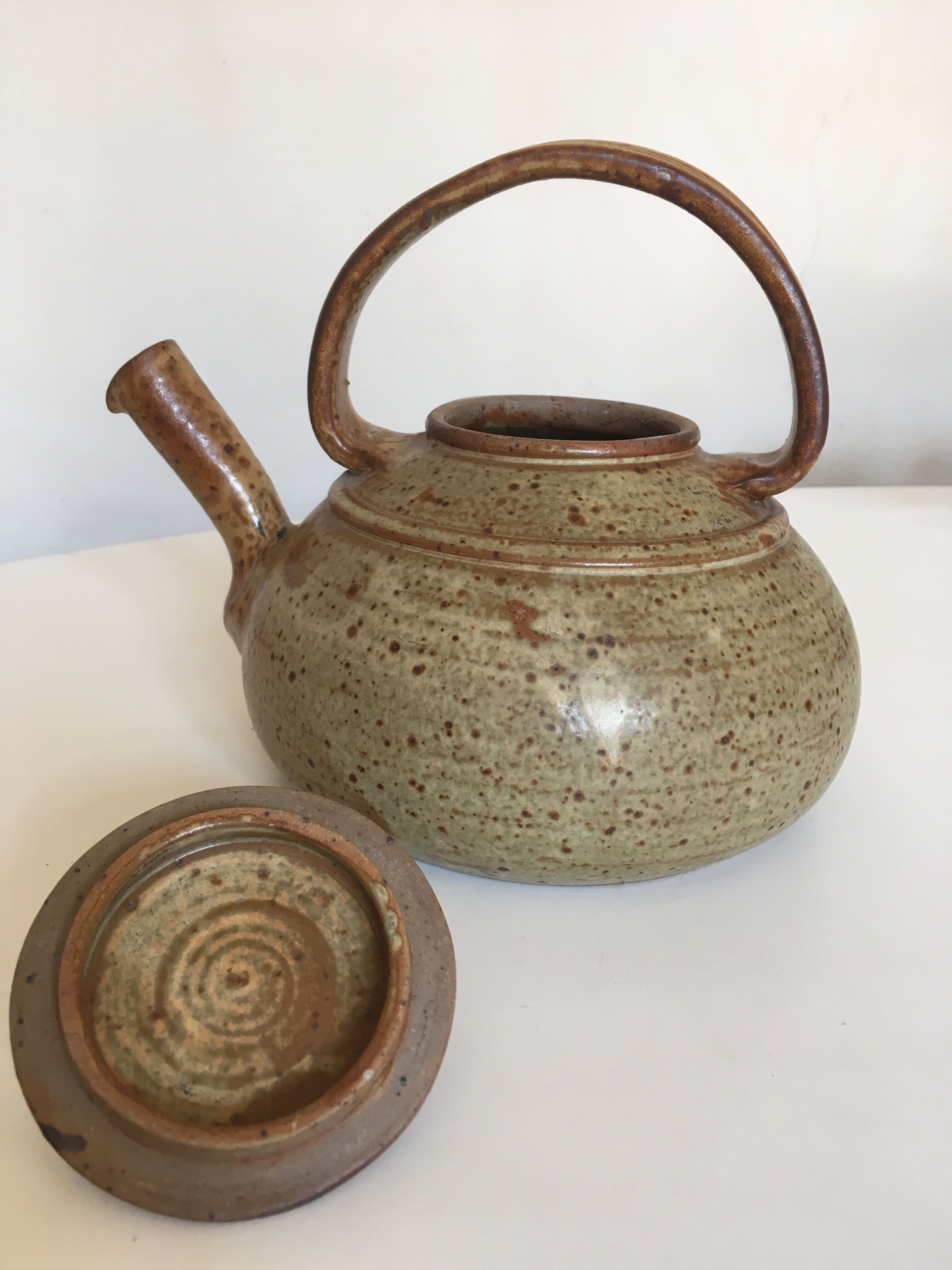 La Borne 70s pyrity sandstone teapot