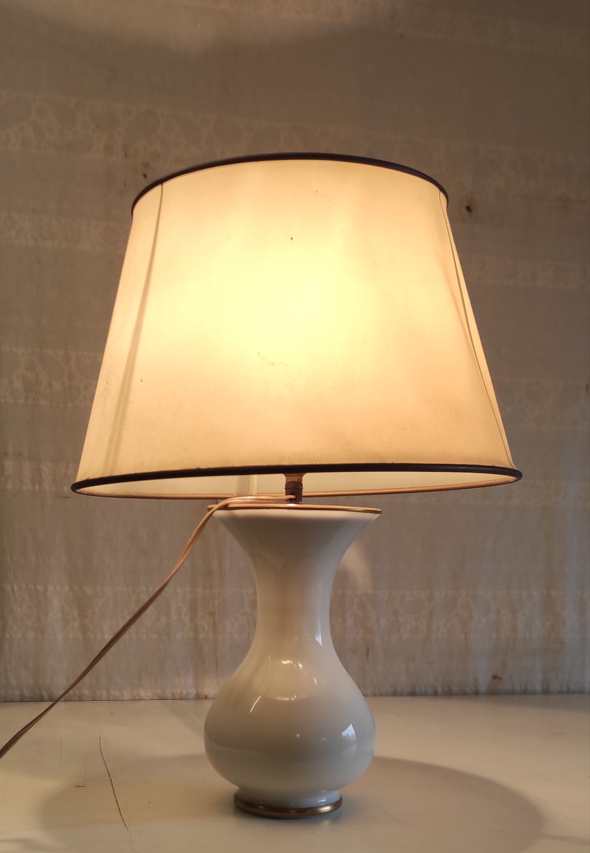 Lamp base in opaline style 19th century