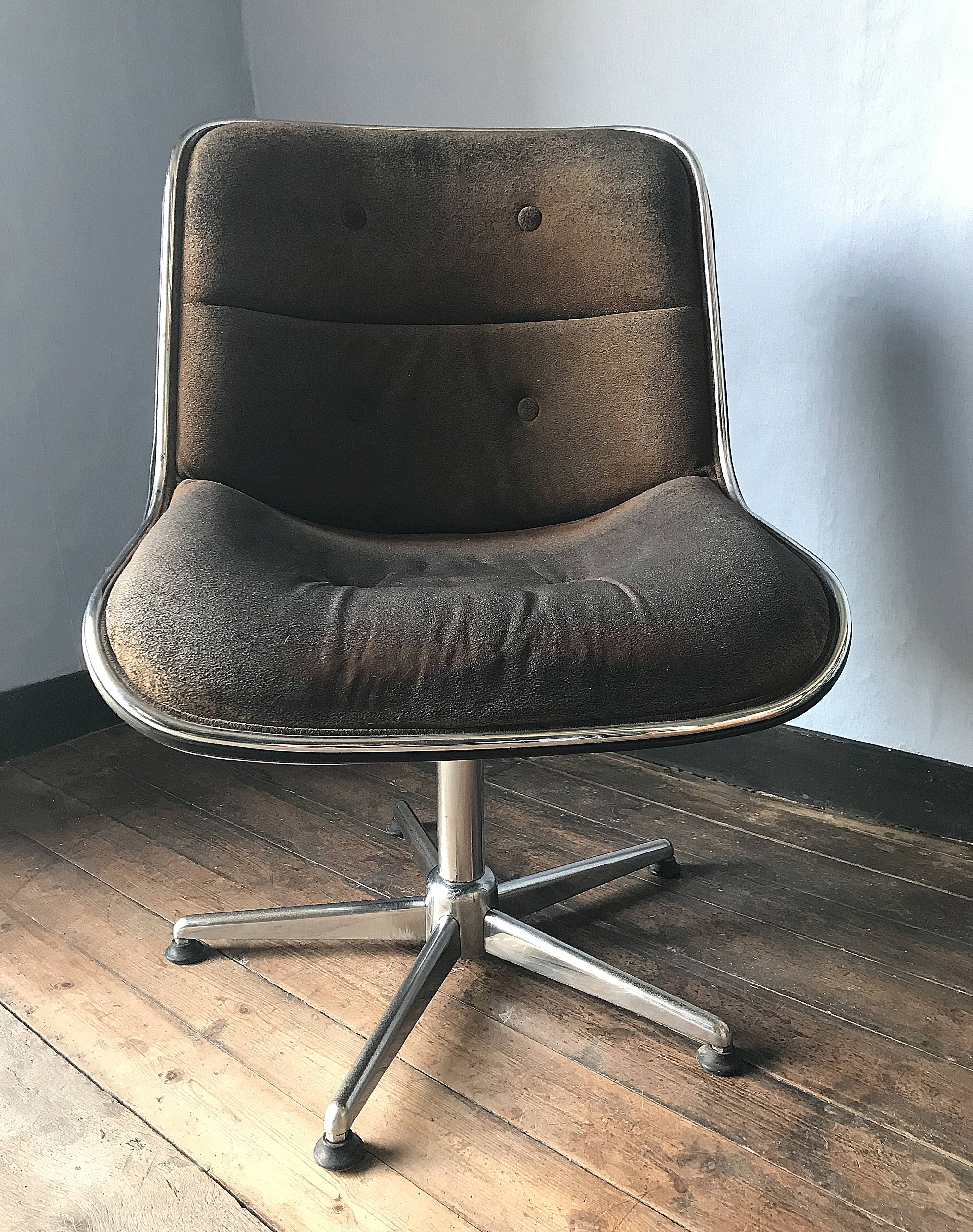 design armchair Charles Pollock, Knoll 60/70