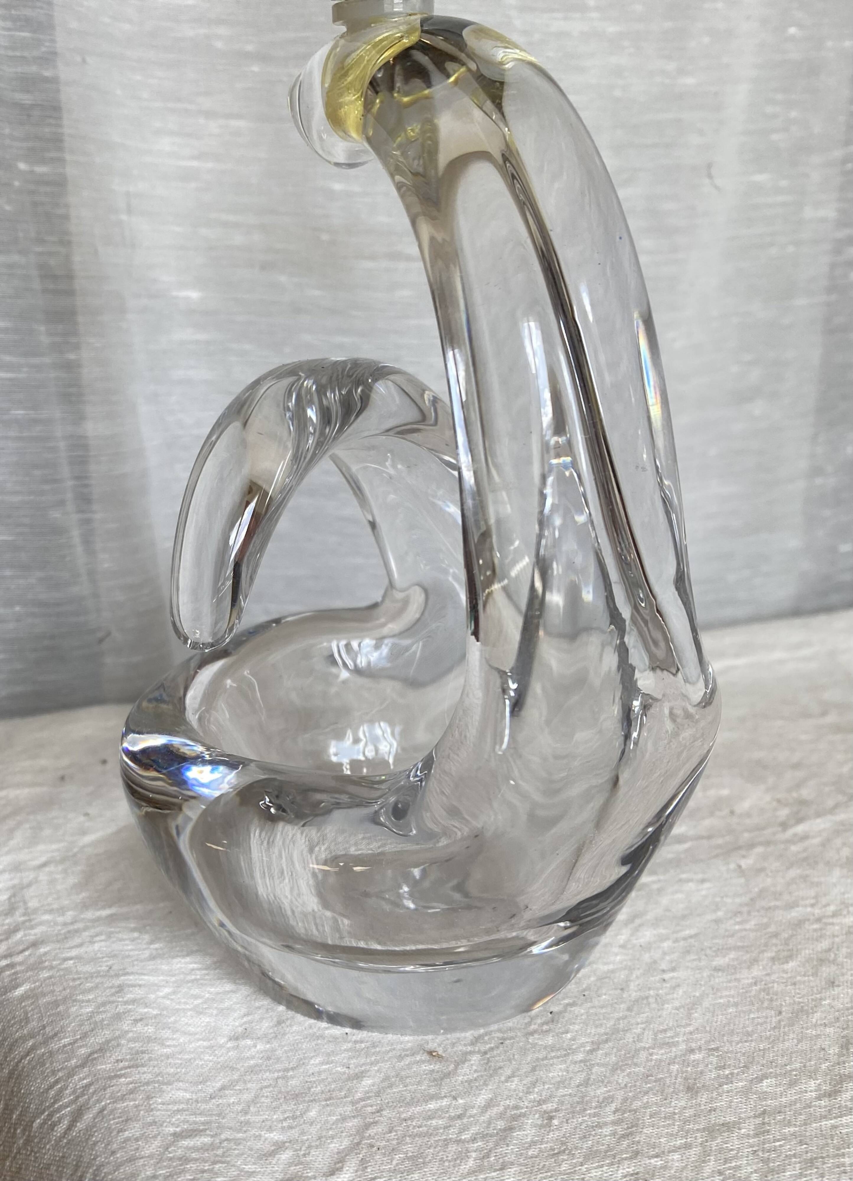 Vintage schneider crystal lamp 1960