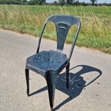 Lot de 8 chaises Multipl's années 50 par Joseph Mathieu