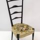 Pair of Chiavari Mid-Century Modern Italian High Back Chair