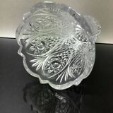 Vase / pressed glass