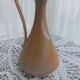 Vase, vintage pitcher Fournier-Demars in ochre ceramic