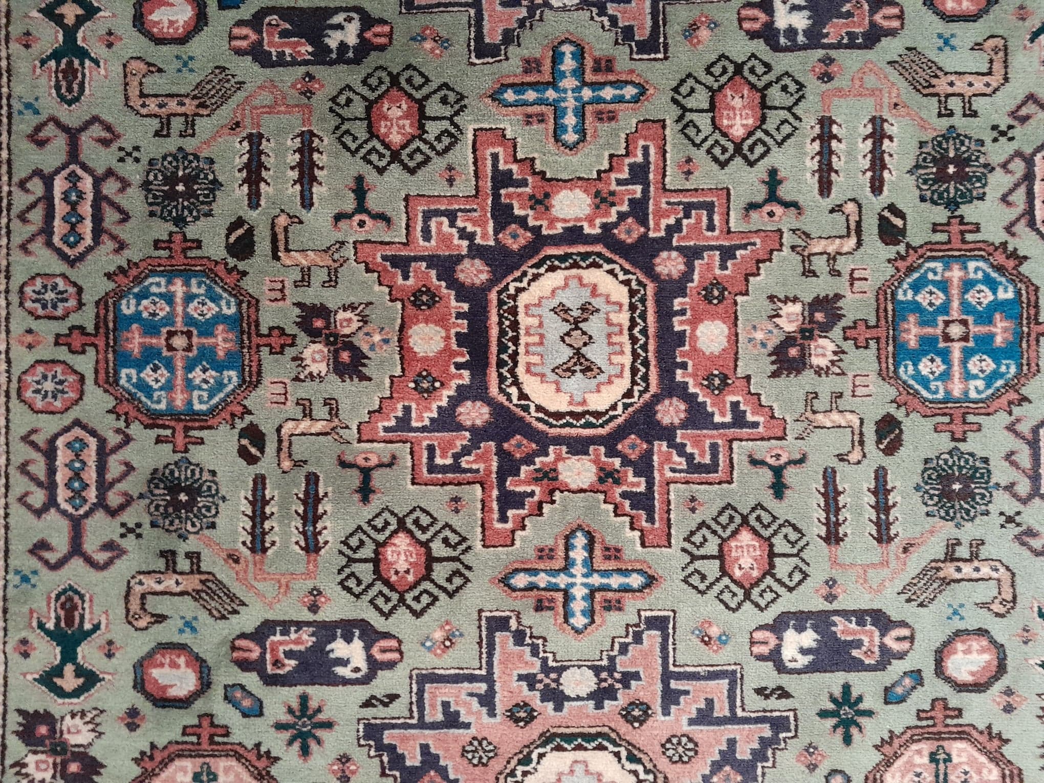 Handmade Caucasian rug 263x158cm