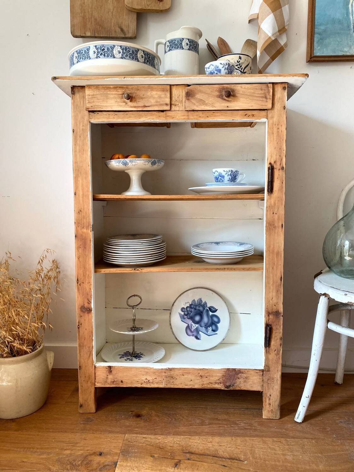 Earthenware fruit bowl, Terre de fer