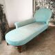 Méridienne banquette en velour