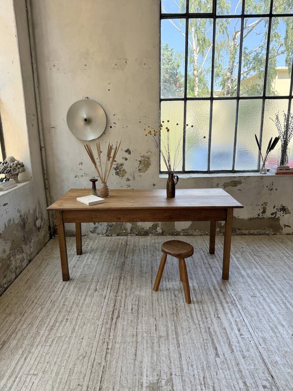 Cherry farmhouse table 1m8